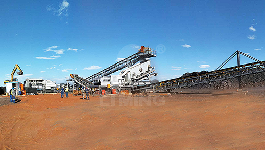 Projet de criblage mobile de minerai de manganèse au Johannesburg, Afrique du Sud